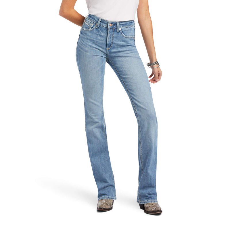 Ariat Jeans Damen - R.E.A.L. High Rise Felicity Boot Cut Blau ( CYEFN-6358 )